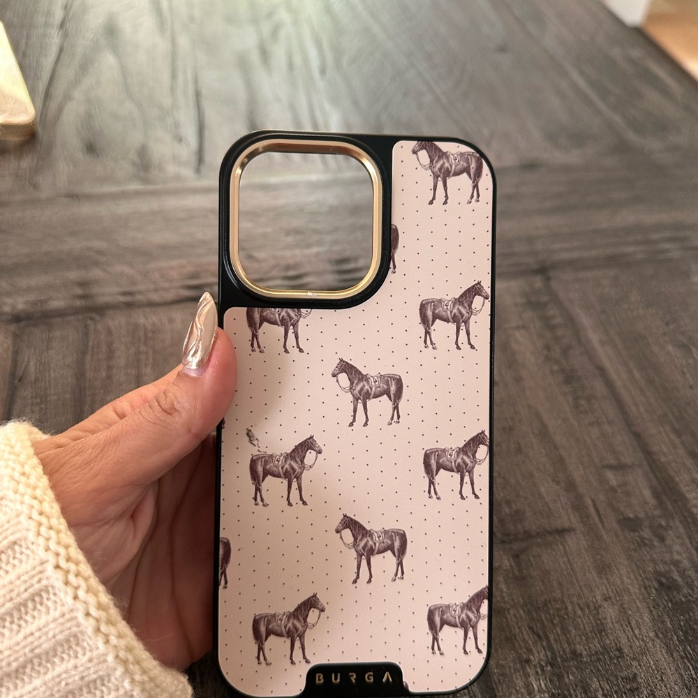 BURGA Horse Pattern Phone Case - iPhone 14 ProMax